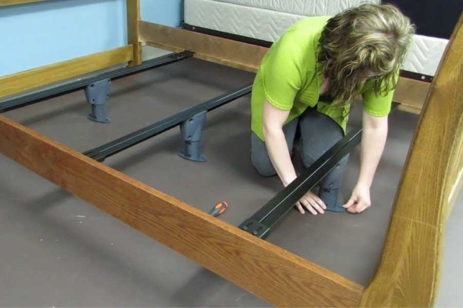 Center Support For Bed Frame, How To Adjust Bed Slats