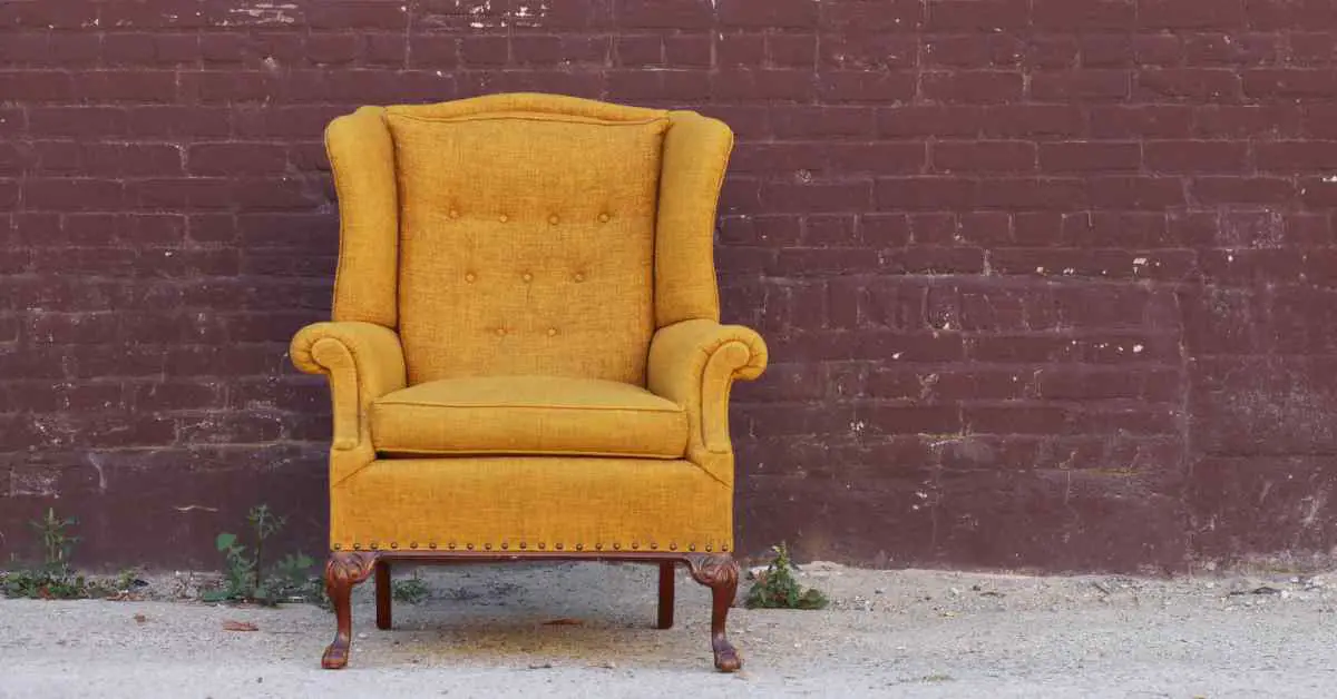 How to Reupholster a Wingback Chair With Buttons?