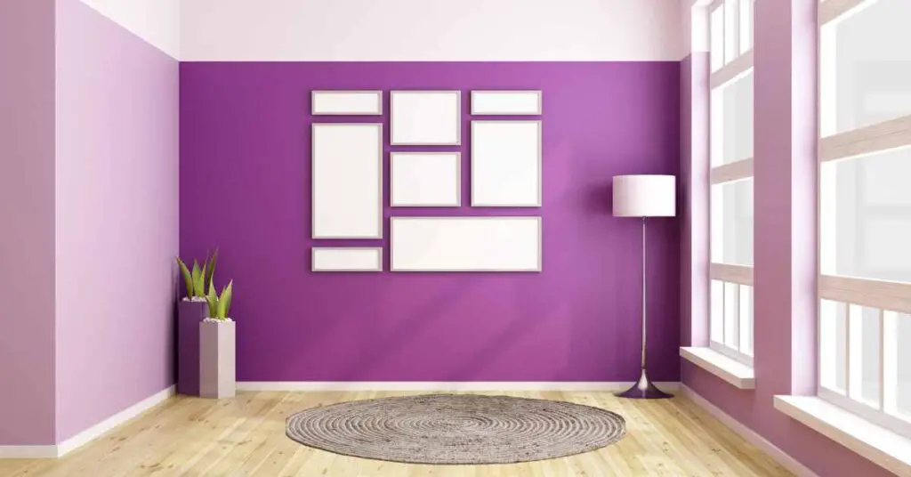What Color Rug Goes With Purple Walls?